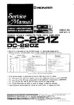 Pioneer DC-221Z et DC-220Z • Manuel de service