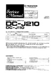 Pioneer DC-J210 et DC-J110 • Manuel de service