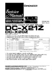 Pioneer DC-X21Z et DC-X20Z • Manuel de service
