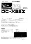 Pioneer DC-X88Z • Manuel de service