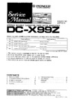 Pioneer DC-X99Z • Manuel de service