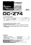 Pioneer DC-Z74 • Manuel de service