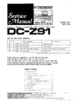 Pioneer DC-Z91 • Manuel de service