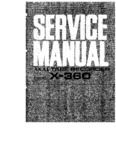 Akai X-360 et X-360 D • Manuel de service (113 pages)