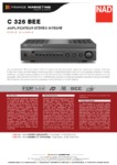 NAD C 326 BEE • Fiche technique