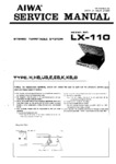 Aiwa LX-110 Manuel de service