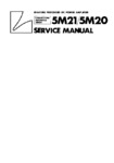 Luxman 5M 21 et 5M 20 • Manuel de service
