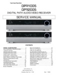 Harman / Kardon DPR 1005 et DPR 2005 • Manuel de service