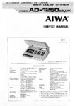 Aiwa AD-1250 • Manuel de service