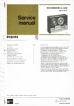 Philips N 4416 • Manuel de service (en français, 28 pages)