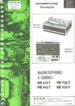 Thomson MB 692T, MB 945T, Pathé-Marconi MB 926V, MB 954V, Manuel