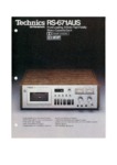 Technics RS-671 US • Brochure