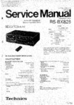 Technics RS-BX828 • Manuel de service