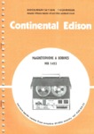 Continental Edison MB 1452 Manuel de service