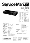 Technics SH-8028 • Manuel de service