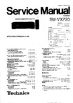 Technics SU-VX720 • Manuel de service