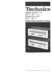 Technics ST-Z1 et ST-Z1 L • Mode d'emploi (en néerlandais)