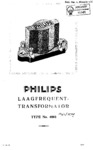 Philips 4003 Mode d'emploi et schémas d'application (néerlandais)
