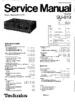 Technics SU-610 • Manuel de service