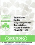 Grundig Catalogue 1966 France