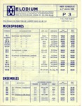 Mélodium Tarif 1968
