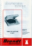Manuel de service - Service manual