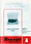 Manuel de service - Service manual