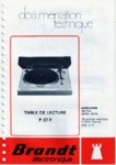 Manuel de service - Service manual