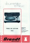 Manuel de service - Service manual