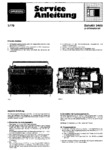 Grundig Satellit 3400 Professional • Manuel de service (haute qualité)