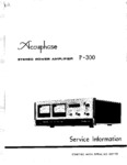 Accuphase P-300 • Manuel de service