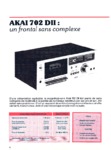 Akai CS-702 D II • Banc d'essai