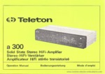 Teleton A 300 • Mode d’emploi