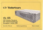 Teleton TFS 65 • Mode d’emploi