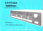 Teleton TFS 60 • Mode d’emploi