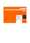 Grundig Satellit 2400 Professional • Manuel de service
