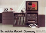 Schneider Allemagne - Catalogue HiFi TV Vidéo 1984-85