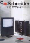 Schneider Allemagne - Catalogue HiFi TV Vidéo 1988