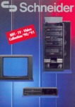 Schneider Allemagne - Catalogue HiFi TV Vidéo 1990-91