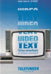 Catalogue TV-1985 - Telefunken Allemagne