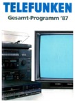 Catalogue TV-HiFi 1987 - Telefunken Allemagne