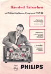 Philips Catalogue Radio allemand 1957-58