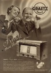 Dépliant radiço 1938/39 Allemagne
