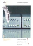 Catalogue Radio Phono TV Braun Allemagne