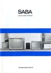 Catalogue 1964/65 Saba Allemagne