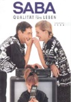 Catalogue 1990 Saba Allemagne