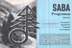 Dépliant 1959/60 Saba Allemagne