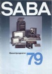 Catalogue 1979 Saba Allemagne