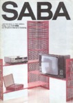 Catalogue 1982 Saba Allemagne