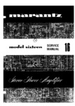Marantz 16 (Sixteen) • Manuel de service